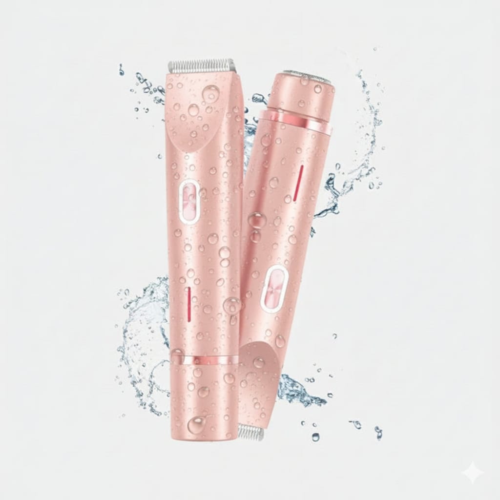 2-in-1 Painless Bikini Hair Trimmer